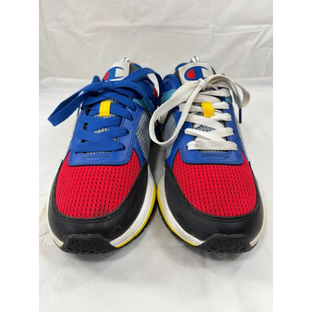 Champion Mens 93 Eighteen SP Color Block Sneaker Black Multi Size 8